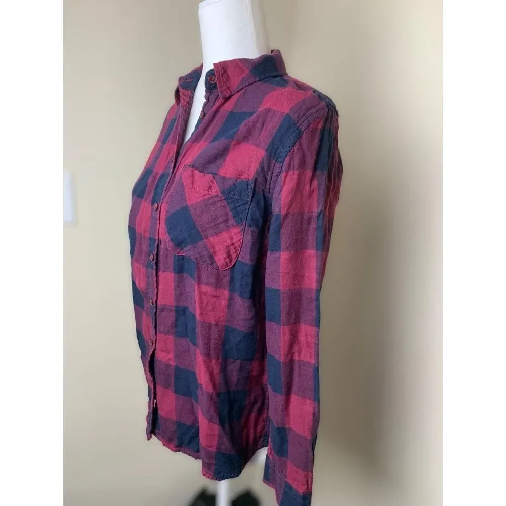 Laura Scott petite plaid button down - Picture 2 of 4